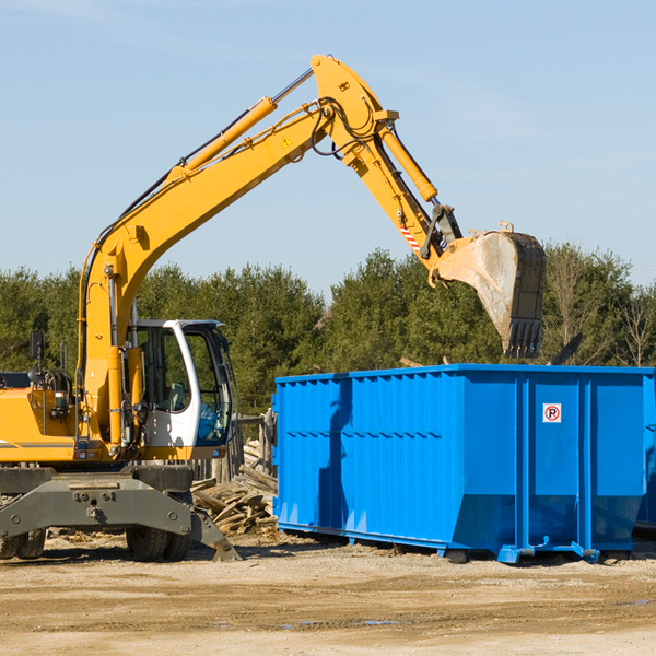 how does a residential dumpster rental service work in Easton